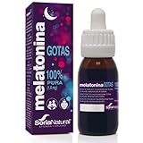 Soria Natural Melatonina 100% Pura Gotas 1.8 mg. Para dormir profundamente, niños y adultos 50 ml.