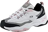 Skechers D'Lites 4.0 Fresh Diva, Zapatillas Mujer, White/Black/Pink