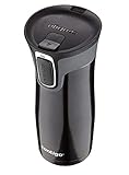 Contigo Westloop, Vaso Unisex Adulto, Negro (matte Black), 1 Unidad