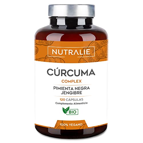 Cúrcuma Orgánica con jengibre y pimienta negra. Potente antiinflamatorio y antioxidante natural.