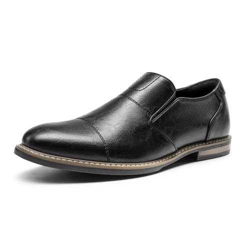 Bruno Marc Mocasines Hombres Casuales Zapatos de Vestir Slip On Plano