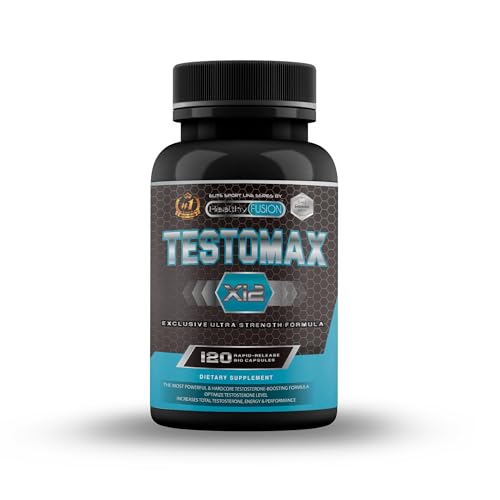 Healthy Fusion TestoMax | Booster de Testosterona Energizante  120u