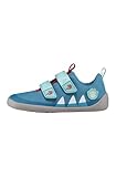Affenzahn Zapato Barefoot Algodón Lucky Cierre Adhesivo Vegano Antideslizante Flexible