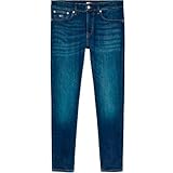 Tommy Jeans Austin Slim Pantalones, Mezclilla (Denim Dark), 32W / 36L para Hombre
