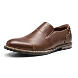 Bruno Marc Mocasines Hombres Casuales Zapatos de Vestir Slip On Plano PU