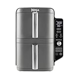 Ninja Double Stack XL Freidora de aire, 9,5 l, Doble cesta vertical