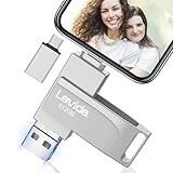 Pendrive 512 GB para Phone,Levida Pen Drive USB 4 en 1,Memoria Externa USB 3.0