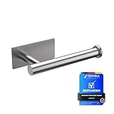 Ibergrif MK34052 Portarrollos Baño Autoadhesivo, Soporte Colgador, Acero Inoxidable