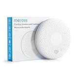 Detector de Humo y Monóxido de Carbono 2 en 1, Alarma Detector de Humo y CO con Batería 10 Años