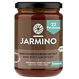 JARMINO Caldo de huesos concentrado orgánico de vacuno, 220 gr, rico en colágeno orgánico.