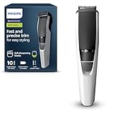 Philips Beardtrimmer Serie 3000, Recortadora de Barba con Tecnología Lift & Trim