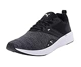 PUMA NRGY Comet, Running Shoes Unisex Adulto, Black White, 43 EU