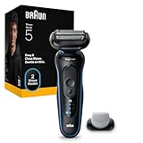 Braun Afeitadora Eléctrica Hombre Series 5, Máquina De Afeitar Barba En Seco Y En Mojado