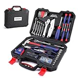 WORKPRO 160 Piezas Caja de Herramientas Básicas y Accesorios con Estuche de Almacenamiento