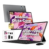 2025 Newest Tablet 10 pollici Android 14, 22GB RAM 128GB ROM/TF 1TB, Octa-Core, 8000mAh