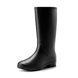 DREAM PAIRS Botas de Agua Hombre Media Caña Zapatos de Lluvia Impermeable