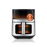Ufesa Heron Max, Air Fryer Doble Resistencia, Función Vapor, Freidora Aire 8 Litros