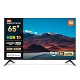 XIAOMI TV F 65, 65 Pulgadas (165 cm), 4K UHD, Smart TV, Fire TV, Control por Voz Alexa, HDR10, 120Hz