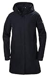 Helly Hansen Abrigo Largo Mujer Aden – Abrigo Impermeable con Capucha Ajustable
