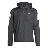 adidas Hombre Own the Run Jacket, Black/White pocket, S