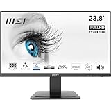 MSI Pro MP243X Monitor Profesional, de 23,8' FHD, 1920 x 1080, 100 Hz, IPS, Plano, Anti-Glare, 16:9