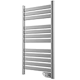 Cecotec Radiador Toallero Eléctrico Bajo Consumo Ready Warm 9050 Twin Towel INOX