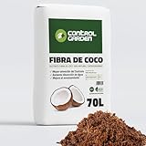 Control Garden Sustrato Fibra de Coco 70L | Abono Plantas 100% Natural para Huertos