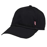 Levi's Classic Twill Red Tab Baseball Cap, Gorra de Béisbol Hombre, Negro
