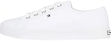 Tommy Hilfiger Sneaker con Suela Vulcanizada Essential Nautical Calzado, Blanco mujer