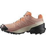 Salomon SPEEDCROSS, Zapatillas de Trail Running para Mujer, Cameo Brown Black Bird Of Paradise