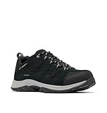 Columbia Crestwood Wp, Zapatillas De Trekking Hombre, Black Columbia Grey