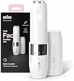 Braun Mini Depiladora Facial FS1000 para Mujer, con Luz Smartlight Incorporada, Depiladora Facial