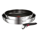 Tefal Ingenio Emotion - Juego 2 Sartenes 22/26 cm + Mango extraíble, Apto inducción, antiadherentes