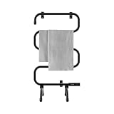 Cecotec Radiador Toallero Eléctrico Bajo Consumo ReadyWarm 5000 Towel Black. Seca Toallas 100 W