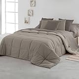 SOMNI HOME Edredon Nórdico Bicolor Cama 80/90 cm. Tacto Pluma. Duvet Microfibra Reversible