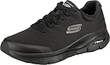 Skechers Arch FIT, Zapatillas Hombre, Black Textile Synthetic Trim