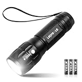 Lepro Linterna LED LE1000, Portátil Linternas LED Alta Potencia con Zoom, IPX4 Impermeable