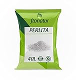 Perlita, Mineral para Mezclar con sustrato, válido para Cualquier Cultivo, Formato en Saco (40L)