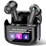 Auriculares Inalámbricos Bluetooth ANC Reducción de Ruido, 48H Auriculares Bluetooth 5.4 Con HD