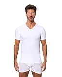 Abanderado Camiseta de manga corta y cuello pico Esenciales Algodón 100% Hombre x1