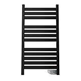 Cecotec Radiador Toallero Eléctrico Bajo Consumo ReadyWarm 9000 Twin Towel Black