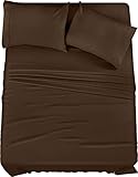 Utopia Bedding Juego de sábanas de Microfibra cepillada de 4 Piezas