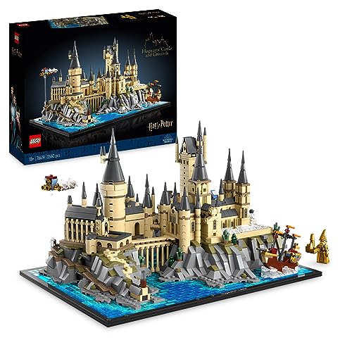 LEGO 76419 Harry Potter Castillo y Terrenos de Hogwarts, Set con Lugares Emblemáticos