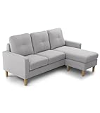 SWEET SOFA® - Sofá Chaise Longue Reversible Clin - Sofá de Diseño Moderno con Tapizado Antimanchas