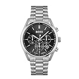 BOSS Reloj Cronógrafo de Cuarzo para Hombre 44mm Colección Champion con Esfera Negra