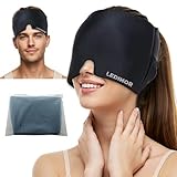 LEDINOR® Gorro para Migrañas y Alivio del Dolor de Cabeza para aplicación de Frío y Calor