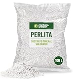 Control Garden Perlita 100L | Tierra para Plantas y Cultivos Interior y Exterior | Sustrato Natural