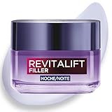 L'Oréal Paris Revitalift Filler Crema de Noche Hidratante y Antiarrugas con Ácido Hialurónico