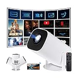 Mini Proyector Portátil HD WiFi+BT5 Android11 Corrección automática Ajuste de ángulo múltiple
