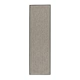 LOLAhome Alfombra de Polipropileno pasillera para Exterior Gris clásica de 200x60 cm
